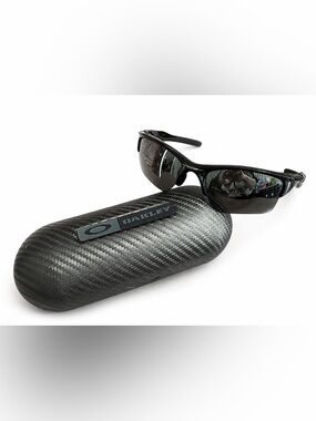 Oakley Black Sunglasses with Dark Lenses and Black Case